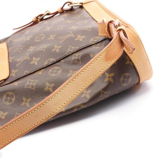 LOUIS VUITTON Brown Monogram Leather Backpack - Picture 8 of 10
